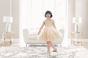 Sparkled Cream Dress - Short - PRE-ORDER
