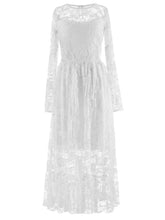 Load image into Gallery viewer, Dhalia Lace Dress - White - RMD026