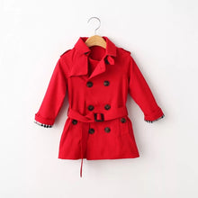 Load image into Gallery viewer, Trench Coat - Red