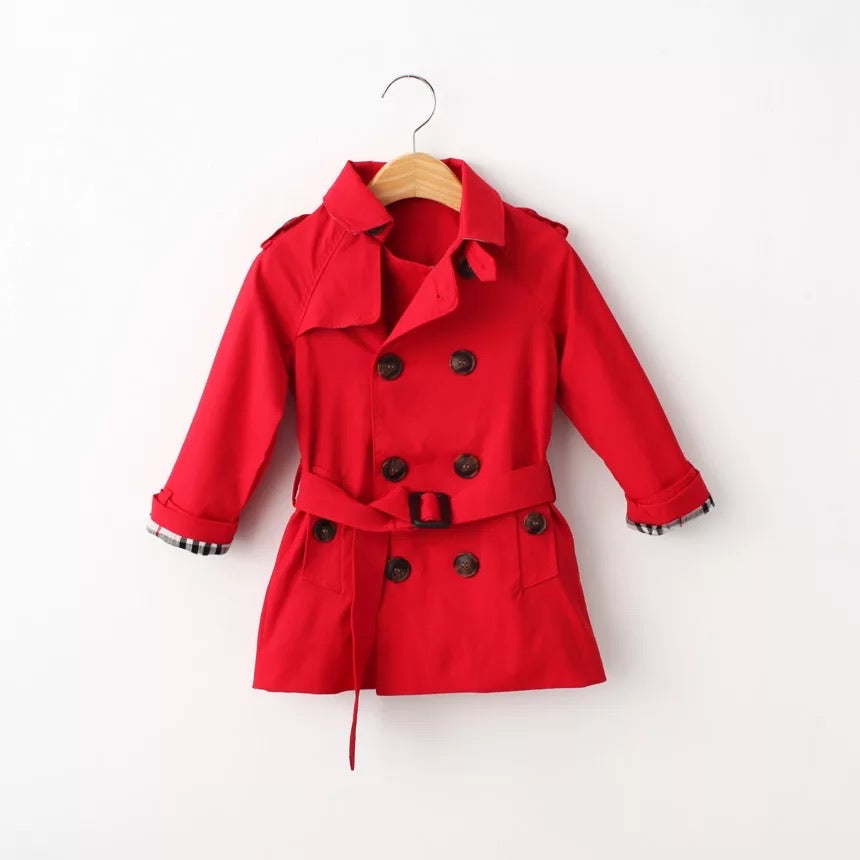 Trench Coat - Red