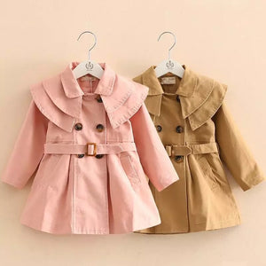 Girls Trench Coat - Pink