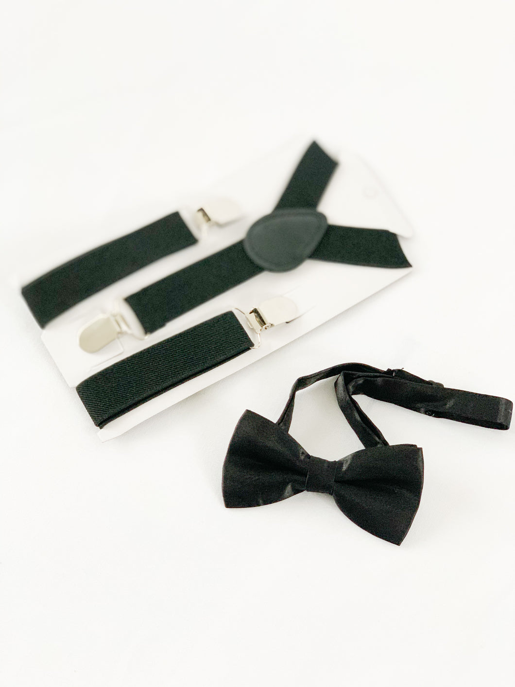 Bow Tie + Suspenders - Black