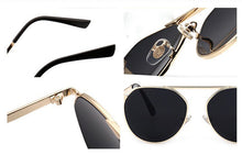 Load image into Gallery viewer, S004 - Black &amp; Gold Sunglass