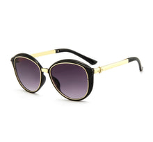 Load image into Gallery viewer, S030 - Black &amp; Gold Sunglass