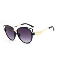 Load image into Gallery viewer, S042 - Black &amp; Gold Sunglass