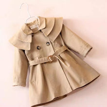 Load image into Gallery viewer, Girls Trench Coat - Khaki