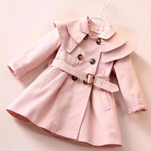 Girls Trench Coat - Pink