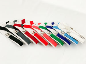 Bow Tie + Suspenders - White
